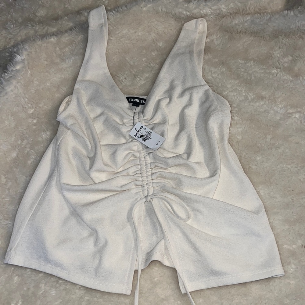 NWT ruched tank top